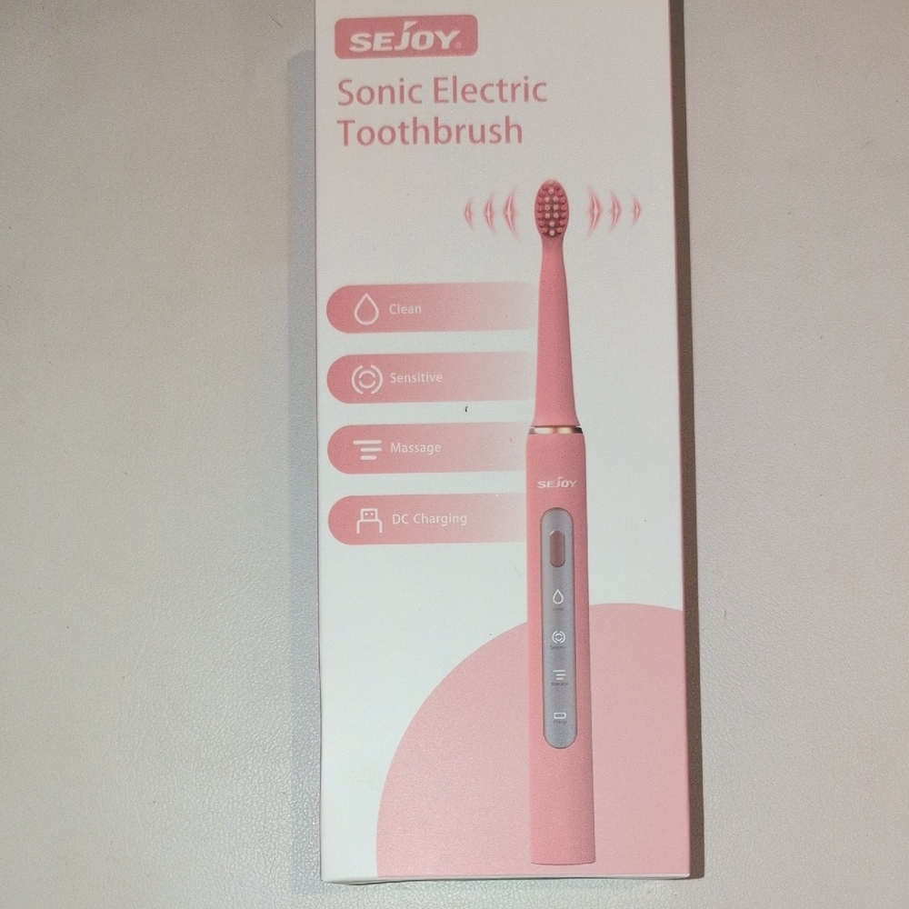 Pink Sonic Electric Toothbrush